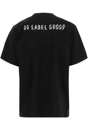 T-shirt Sticka in cotone nero 44 LABEL GROUP | B0030556FA582P604